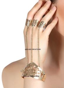 กำไลข้อมือแบบปรับขนาดได้ ชุบทอง ประดับแหวน รุ่นใหม่ปี 2025 สำหรับผู้หญิงและเด็กผู้หญิง เครื่องประดับ ZAM ZAM IMPEX ZZJ 1984 - Product Image 3