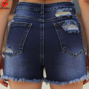 Shorts de Mezclilla Premium de Verano para Mujer, Shorts Desgastados con Estilo 2025, Shorts de Mezclilla Personalizados para Mujer - Product Image 3