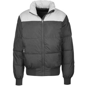 Customized Men's <b>Thin</b> Softshell <b>Puffer</b> Bomber Coat Lightweight Long Winter Warm Packable Puffy <b>Jacket</b> with Pattern Hood - Product Image 3