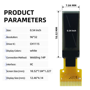 0.54-Inch <strong>OLED</strong> <strong>Display</strong> With 96x32 Resolution, High-Contrast Black-and-White Screen For Compact And Portable Devices - Product Image 2