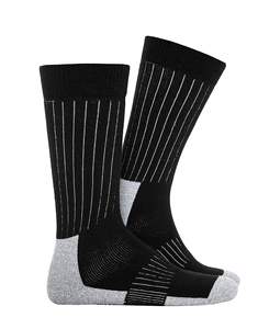 Chaussettes d'hiver de haute qualité OEM, chaussettes en laine durables pour l'extérieur extrême, très respirantes, chauffe-hiver naturel de haute qualité, noir - Product Image 6