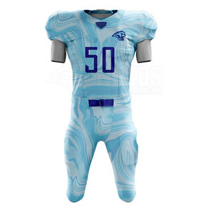 Conjuntos de Fútbol Americano de Poliéster Transpirable de Alta Calidad Talla XL, Equipación Deportiva Personalizada con Estampado para Adultos, Tallas Grandes, MOQ Bajo - Product Image 1