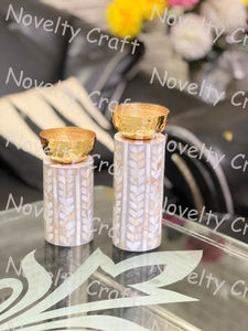 Mother of Pearl Inlay Mubkhar <b>Box</b> Incense Burner Set <b>Big</b> Bakhoor Burner for Religious Use <b>Gift</b> for Ramadan Eid - Product Image 5