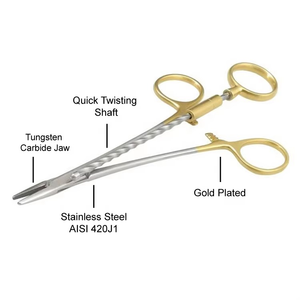 Premium Corwin Wire Twisting Forceps 16cm TC <b>Tungsten</b> Carbide Tips Stainless Steel Orthopedic Bone Surgery Reusable Tools CE - Product Image 2