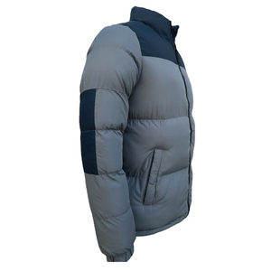 Blouson d'extérieur d'hiver imperméable et chaud noir grande taille pour hommes, avec logo personnalisé, doudoune d'hiver - Product Image 6