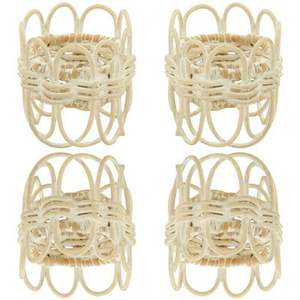 Latest Design Round Shaped Rattan <b>Napkin</b> Rings Top Quality for Wedding <b>Parties</b> and Restaurant Table Decorations - Product Image 2