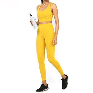 Conjunto de Yoga de 5 Piezas para Mujer, Talla Grande 2026, de Alta Calidad, para Entrenamiento Físico, Compresión Abdominal, Leggings de Cintura Alta, Traje Deportivo - Product Image 5