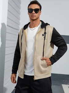 Men's Luxury Heavy Weight French Terry Zip-up Cropped Hoodie High Quality Anti-Wrinkle Winter Essential - Product Image 5