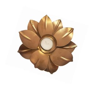 Classic Candle Holder <b>Matt</b> Gold Hot Product Home Decor Luxury Metal Candle Light Votive Holder Fancy <b>Table</b> Display Stand - Product Image 1