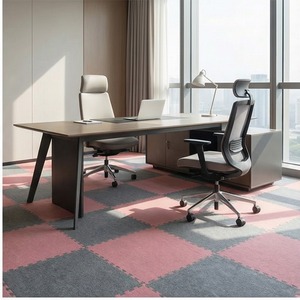 10mm <b>EVA</b> Foam Interlocking Carpet Floor <b>Mat</b> 60x60cm – Soft Noise Reduction Flooring for Office & Hotel - Product Image 1