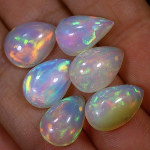 Ópalo etíope natural pulido alto 3X5 a 20X30mm y todos los tamaños calibrados disponibles para mujeres collar de fuego múltiple fino - Product Image 2