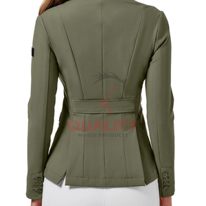 Veste équestre pour femme imperméable respirant stretch coupe confortable manteau d'équitation élégant pour l'entraînement d'équitation en plein air - Product Image 3
