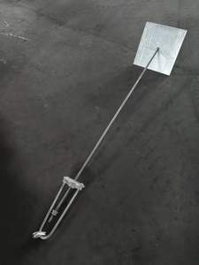 חם לטבול מגולוון מוצרים מקצועי ייצור קו חשמל חומרה מתכווננת סוג קשת להישאר מוט עם צלחת בסיס - Product Image 5