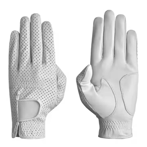 Vente directe d'usine Concevez votre propre logo Gant de golf respirant en cuir Cabretta entièrement coloré pour unisexe - Product Image 2