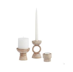 เชิงเทียนแบบวินเทจของตกแต่งบ้าน4ชิ้น - Product Image 3