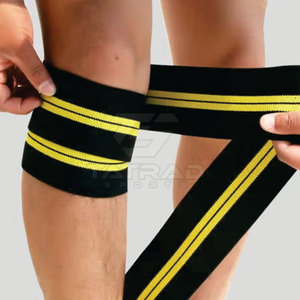 Offre Spéciale – Genouillères en Néoprène Élastiques et Ajustables, Fermeture à Lacets/Boucle, pour la Musculation et la Protection Professionnelle - Product Image 2