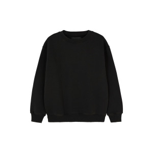 Ensemble de survêtement en molleton de coton lourd en gros, col rond, jogging, survêtement pour homme, survêtement noir uni pour l'hiver - Product Image 5