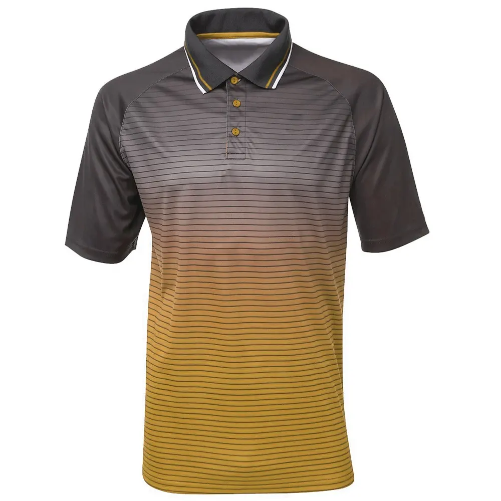 Camisa de polo de spandex para golfe, várias cores