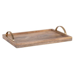 จานไม้แบบพกพาสำหรับเสิร์ฟอาหารถาดเสิร์ฟอาหารและอาหารเช้า - Product Image 4