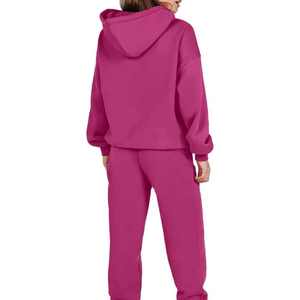 Traje de jogging de dos piezas, chándal para mujer, chándales de diseño personalizado para hombre, elegante traje deportivo para correr - Product Image 3