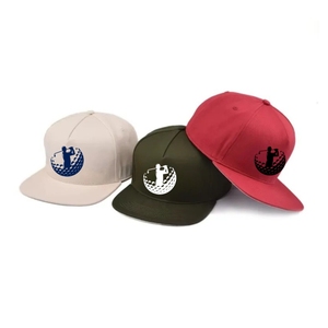 Vietnam Manufacturer OEM Custom Waterproof Golf <b>Hat</b> <b>Flat</b> Visor 5 Panel <b>Hat</b> Custom Print Logo Sports Cap Adjustable Back Buckle - Product Image 4
