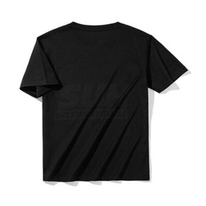 เสื้อยืดผู้ชายผ้าฝ้าย 100% ทรงหลวม ตกแต่งด้วยคริสตัล แบรนด์ส่วนตัว สวมใส่สบาย ระบายอากาศได้ดี เป็นมิตรกับสิ่งแวดล้อม แห้งเร็ว - Product Image 3