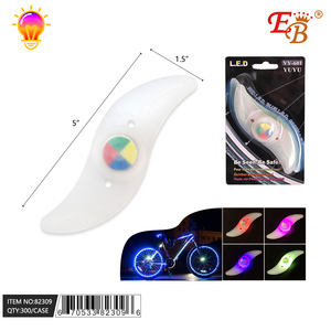 Luce impermeabile della ruota posteriore della bicicletta 5 \ "X1.5 \" lampada a raggi di guida notturna torce elettriche a batteria per telaio 300 pz/CS 50 pz/PK - Product Image 1
