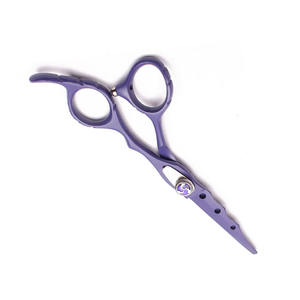 Tijeras de corte de pelo de peluquero de la mejor calidad, tijeras de acero inoxidable para peluquería con reposapiés fijo y tornillo - Product Image 4