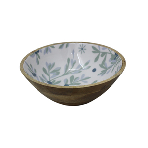 Nouvellement conception en bois forme ronde bol de service alimentaire émail fini pour la cuisine et la nourriture de table et des collations bols de service - Product Image 4