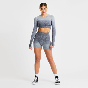 Hot Sale Women's High-Waist Biker Shorts Breathable Gym Fitness Yoga Logo Decorated <b>Tight</b> Fit with Sexy Plain Dyed Look - Product Image 2