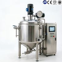 Cuve de mélange chimique industrielle en acier inoxydable 500L 1000L 2000L avec chemise chauffante SS304 CE ISO