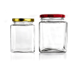 Tarro de Vidrio Cuadrado de Primera Calidad de 180ml, 280ml, 380ml, <span class=keywords><strong>500ml</strong></span>, 730ml con Tapa de Hojalata para Alimentos para Bebés, Azúcar y Chicles - Product Image 2