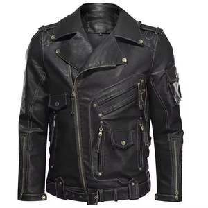 Chaquetas de Motociclista Personalizadas de Cuero Cardura para Invierno, Tejidas, Gruesas, Bordadas, Transpirables y Profesionales - Product Image 1