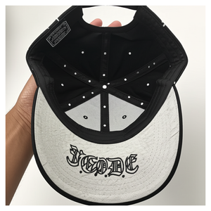 Wholesale Custom Fashion Men Women Universal High Quality Embroidery <b>Black</b> Rhinestone Patch 6 Panel Breathable Waterproof Common - Product Image 3