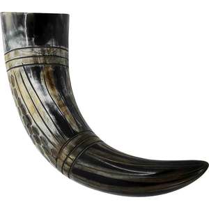 Super Quality <b>Handmade</b> American Style Polished Buffalo Horn Leather Holster Metal Tip Custom Size Beer <b>Mugs</b> for Party - Product Image 3