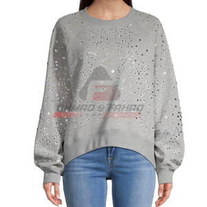Haute qualité strass sweat femmes vêtements à manches longues 2025 Style Unique femmes strass sweat pour la vente en ligne - Product Image 2