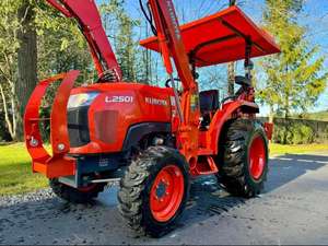 Tractor agrícola usado Massey Ferguson Tractores Kubota Tractor compacto con cargador y retroexcavadora - Product Image 3