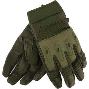 Gant tactique plein doigt extérieur pour tir équitation cyclisme Paintball moto Fitness gants en cuir véritable du Pakistan - Product Image 4