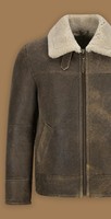 Blouson aviateur en cuir de mouton à capuche, coupe tendance, luxe, chaud, vêtements d'extérieur pour hommes, véritable haute qualité, coupe-vent