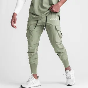 Summer Men's Casual Fashion Simple Nine-point Pants Loose Sweatpants Ultra-thin Waist Pants Men's Trousers made in Pakistan