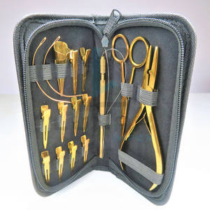 2023 New Trendy Wholesale Salon <b>Hair</b> <b>Extension</b> <b>Tools</b> Supplies in Rose Gold Plasma <b>Hair</b> <b>Extension</b> Pliers <b>Tools</b> Kit Set - Product Image 4
