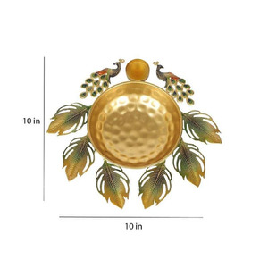 Urli Bowl with Diya Illuminate Your <b>Space</b> with Warmth and Culture Urli Bowl with Diya a Traditional Touch for Your Sacred <b>Space</b> - Product Image 5