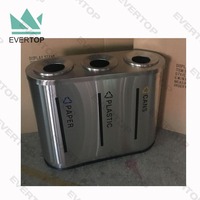 Classification SD-11 Poubelle Poubelle de tri des ordures avec 3 compartiments Poubelle Poubelles de tri de recyclage Poubelle de recyclage
