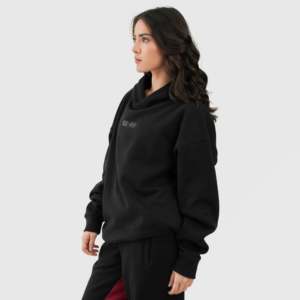 Sudadera Extra Grande G-In en Negro con Característica Transpirable para la Temporada de Otoño - Product Image 3
