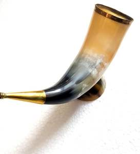 Cuerno para beber de ágata de alta calidad personalizado, vaso de cerveza vikingo ecológico hecho a mano Natural para el hogar, o fiesta Hotel, artesanías HF - Product Image 3