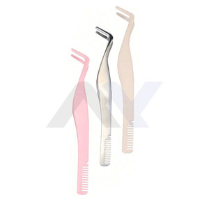 ชุดแหนบต่อขนตาแบบหัวคู่เพื่อความปลอดภัยพร้อมเครื่องมือเสริมสแตนเลสมัลติฟังก์ชั่นคิ้ว/ขนตา - หลากสี - Product Image 1