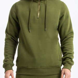 Ensemble de survêtement décontracté pour homme en coton léger de qualité supérieure, camouflage tissé, avec sweat à capuche zippé et short coupe-vent - Product Image 2