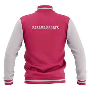 Veste universitaire avec manches en cuir, patch en chenille brodé personnalisé, fournisseur de vestes universitaires - Product Image 3