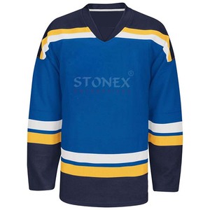 Maillots de hockey sur glace personnalisés pour hommes, vêtements d'entraînement sportif avec impression du nom de l'équipe OEM, meilleure vente - Product Image 1