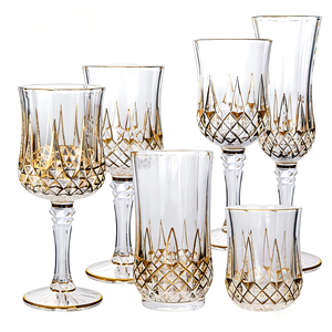 Verres à eau personnalisés, flûtes à <span class=keywords><strong>champagne</strong></span> uniques en forme <span class=keywords><strong>de</strong></span> diamant italien, gobelets à vin vintage, ensemble <span class=keywords><strong>de</strong></span> verres à vin rouge en cristal - Product Image 3